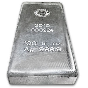 Royal Canadian Mint 100 oz silver bar
