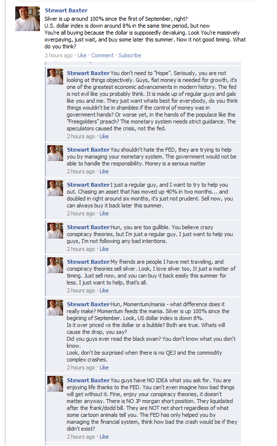 Fed Shill Stewart Baxter Fed Shill Stewart Baxter